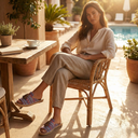 Santa Fe Boho Tassel Slides