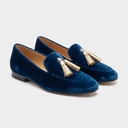 Carmel Velvet Tassel Loafers