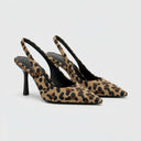 Byron Bay Leopard Slingback Heels