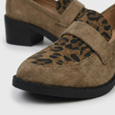 Napa Leopard Penny Loafers