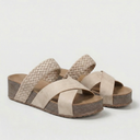 Noosa Woven Strap Comfort Wedge Sandals