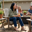 Oxford Patent Block Heel Loafers