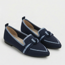 Sayulita Knit Bow Loafers